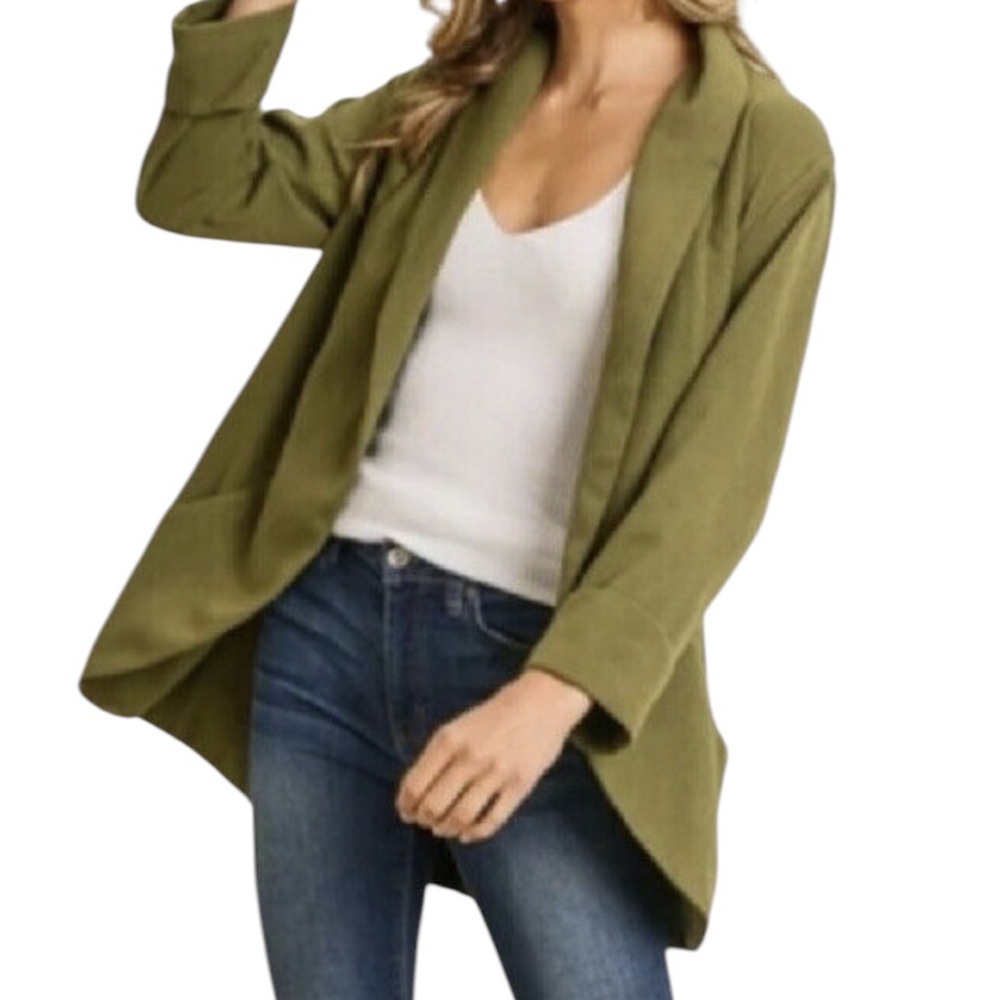 Gilli Olive Green Relaxed Fit Blazer S